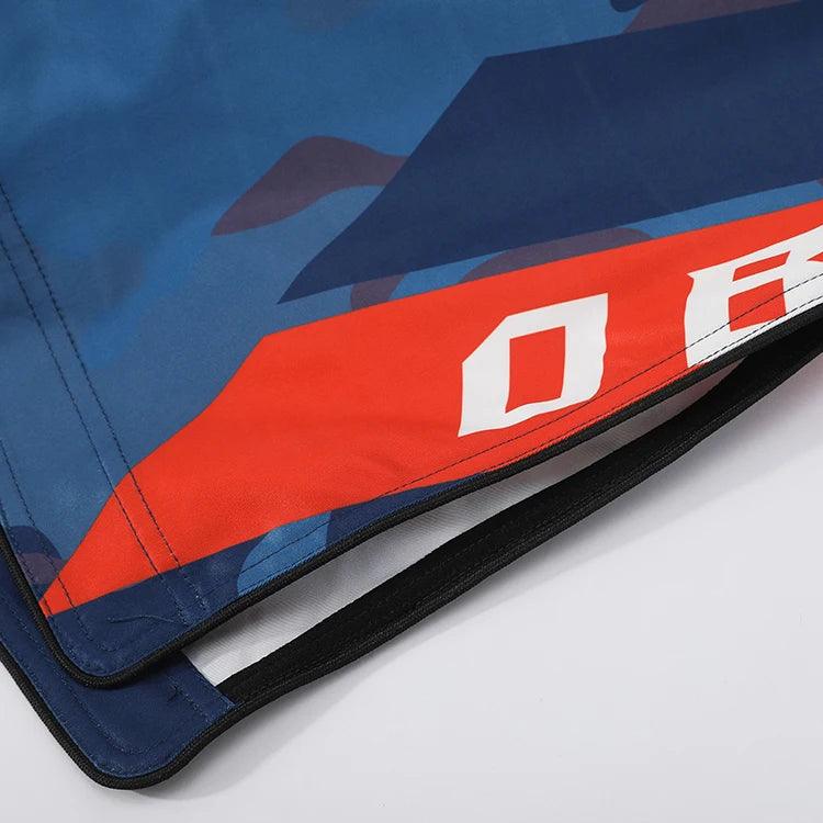 Wholesale custom sublimation high split touch fastener full printed high quality mma race shorts