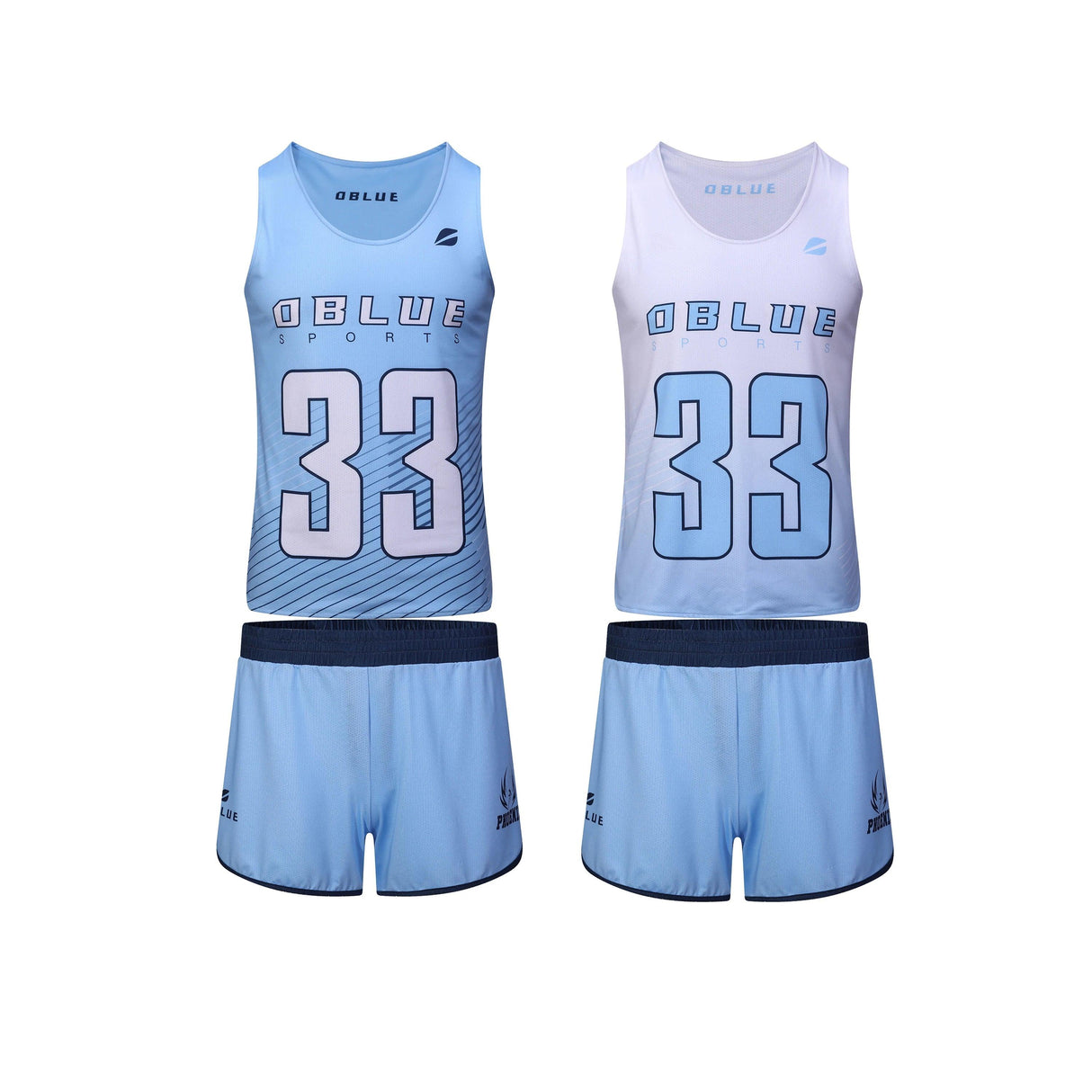 Good Quality Sublimation Breathable blue and white Lacrosse Mesh Lacrosse Jersey