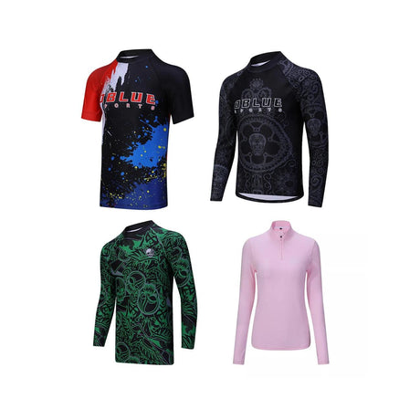 Plus Size Spandex Fitness Long Sleeve Custom Sublimation Printing Swimming Baselayer Men Custom Logo Sets Rash Guard