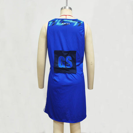 Dblue Latest Custom Women Sport skirt Quick Dry netball Dress Fitness Women netball skirt netball jersey