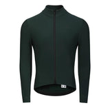 Maillot de ciclismo unisex de manga larga, de OEM, reciclable, de secado rápido, ligero, transpirable, de forro polar, para invierno 