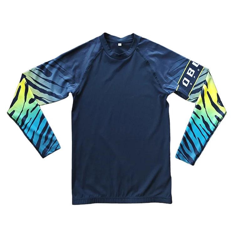 Dblue Großhandel Custom Design Logo Kompression Fitness Schwimmen MMA Rash Guard Custom Shirt 