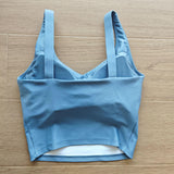 Dblue High Quality OEM Service New Fashionable  Sports Bra Ladies Cross Back Sports Tops With Custom Logo