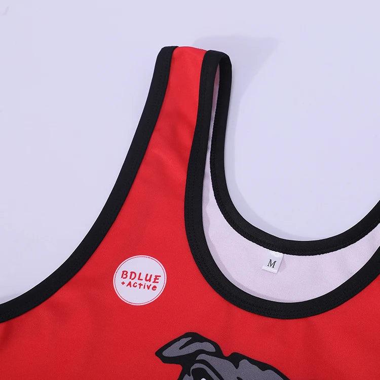 Großhandel Low Cut Wrestling Singlet Benutzerdefinierte Sublimation Druck Männer 5XL Wrestling Singlet für Männer 