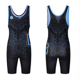 Gym Training Wrestling Singlets Mens Power lift Weightlifting Men Singlet Wrestling Suit