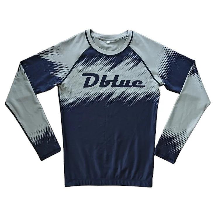 Hot Sale Custom Logo Design Your Own Women And Men Long Sleeve Compression Fitness Rash Guard Custom Shirt