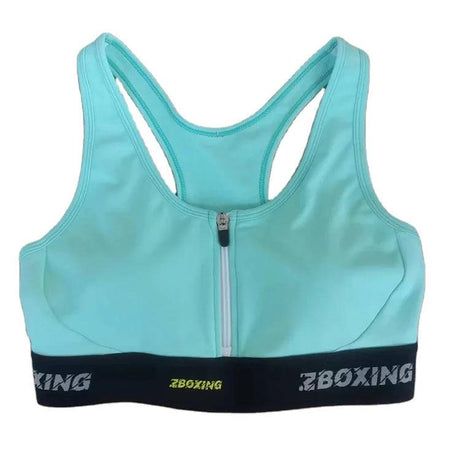 2024 Grün gepolsterter sexy Gym Sports Crossed Back Tops weiblicher Yoga-Sport-BH für Mädchen 