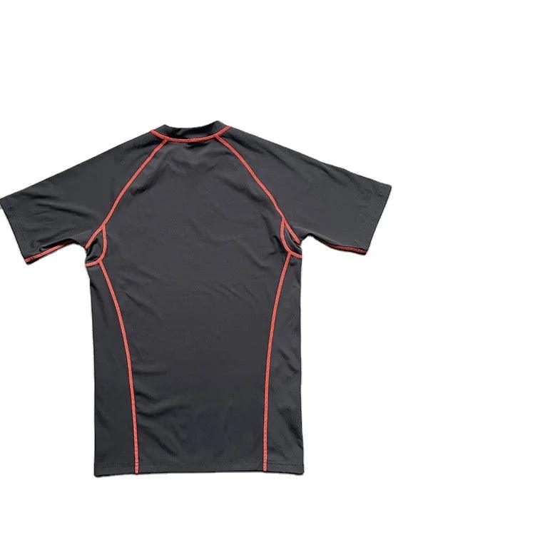 Dblue Sublimation Manufacturer  Wholesale For Men Custom Printed Short Sleeves Rash Guard