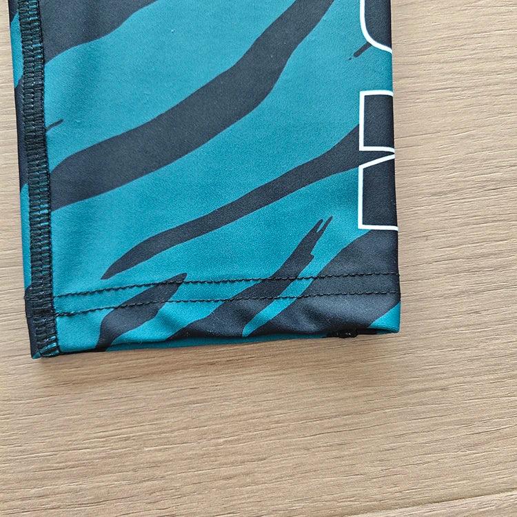 Pantalones deportivos de gimnasio con sublimación de alta calidad de Dblue, mallas de compresión coloridas con logotipo personalizado para hombres 