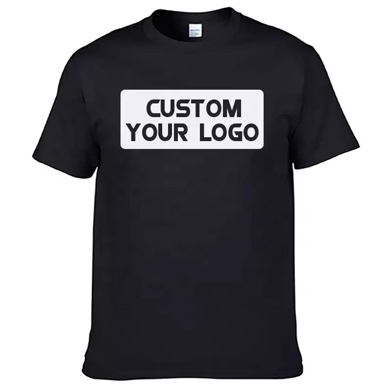 Custom Printing Logo Unisex Shirt High Quality 100% Premium Cotton T-Shirt Men's O-Neck Blank T-Shirt