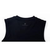 Fashion Design Custom Sustainable Seamless Quick Dry Black Sleeveless Sublimation Women Sweater Tank Crop Tops