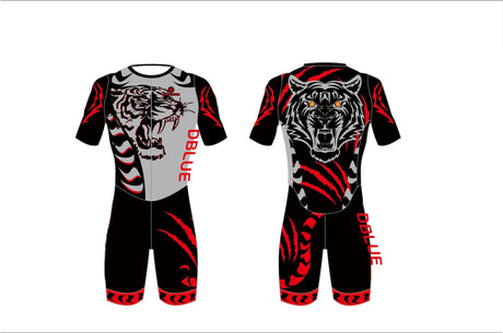 Sublimation Printed Breathable Roller Skate Wear Jumpsuit Short Sleeve Speed Skating Racing Suit