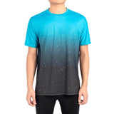 Recycled Fabric Low MOQ Custom Sublimation Printed Fitness Men's Clothing T-shirt