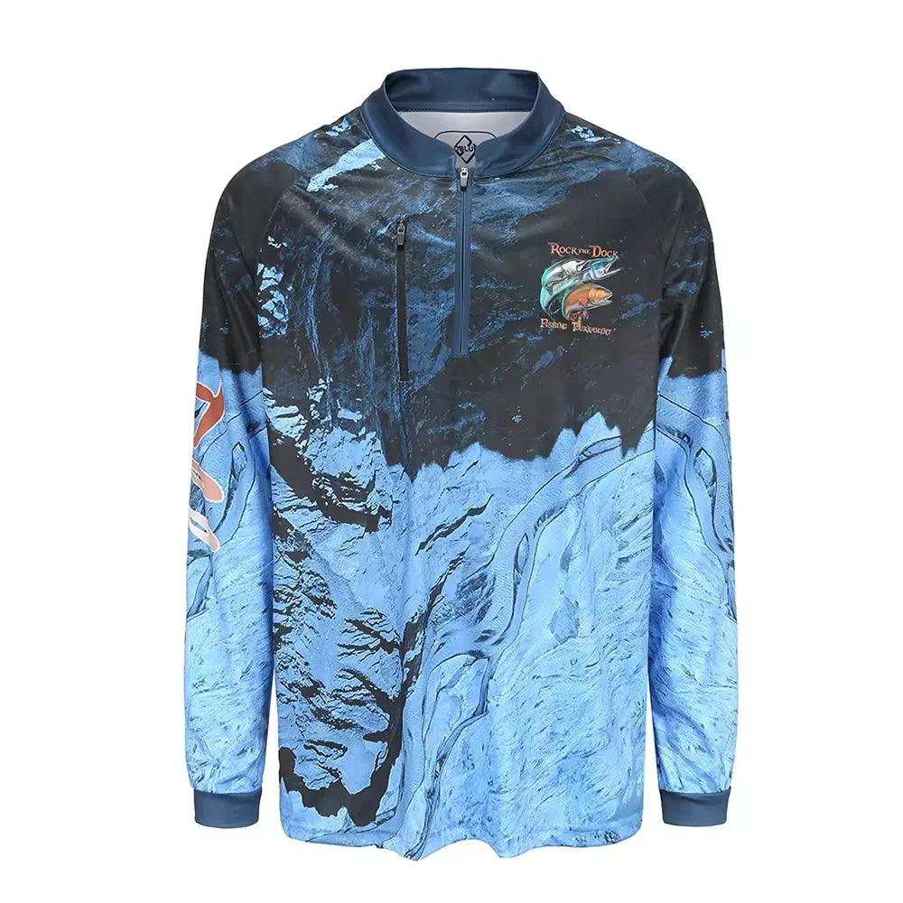 Wholesale Custom Quick Dry Fishing Wear Waterproof Fishing Jersey Sun Protection Upf50+ Breathable Lightweight Fishing Shirt