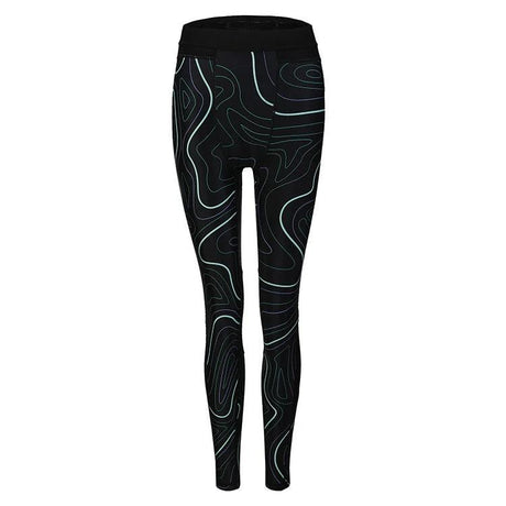 Wholesale high-end custom pattern high quality splicing rubber band gym compression spats pants for men