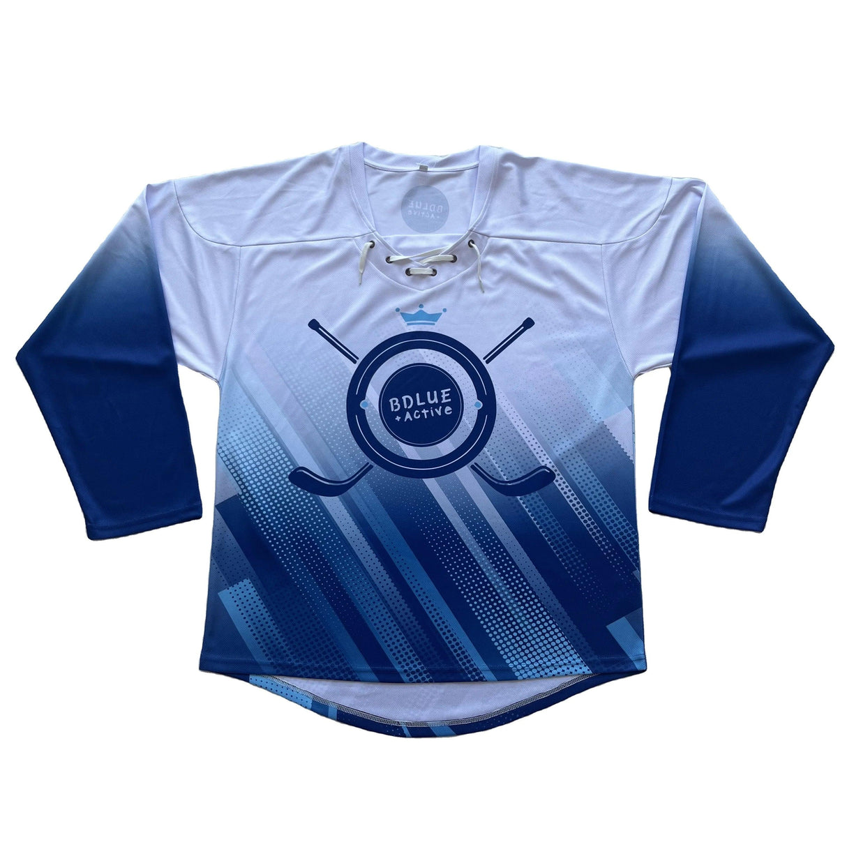 Camiseta de hockey sobre hielo personalizada con impresión sublimada y diseño de logotipo, camiseta de hockey para jóvenes y adultos 