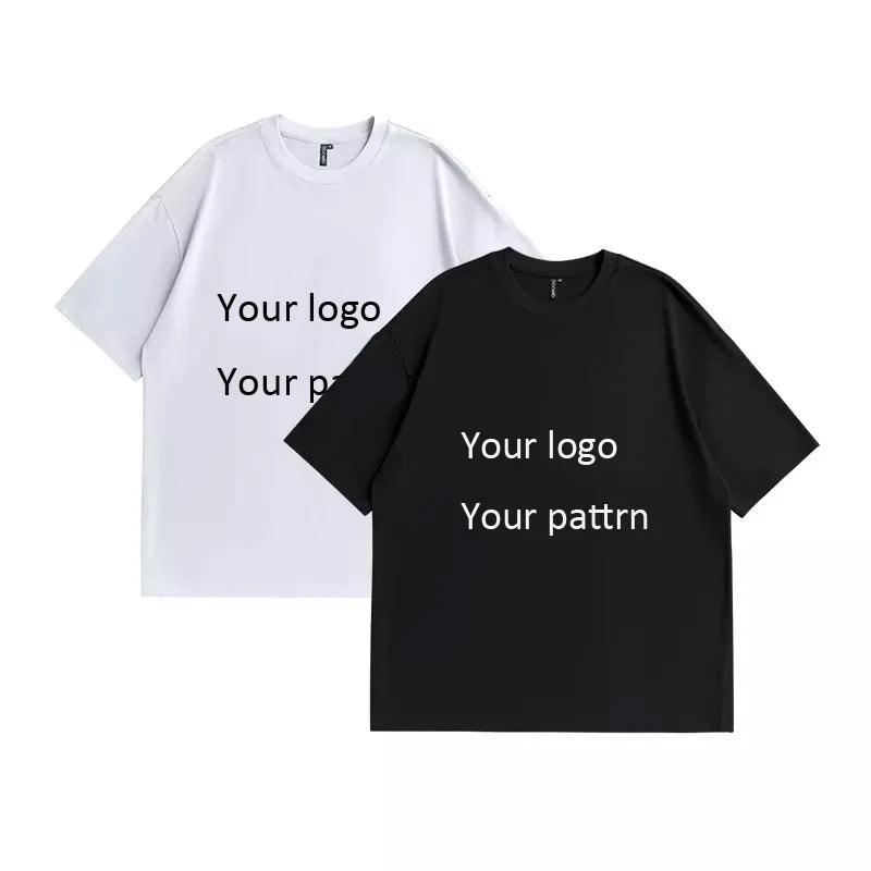 Dblue ODM 100% cotton Promotional t-shirt half-sleeved round neck white shirt men's t-shirt custom printing custom t-shirt