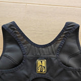 Custom Jacquard Rubber Sports Corset with Heat Transfer Digital Printing Featuring Custom Silicone Logo for sports corset