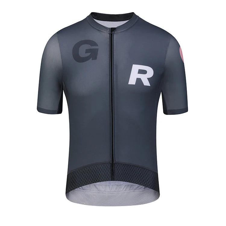 Camiseta de ciclismo personalizada por sublimación para hombre con compresión OEM 