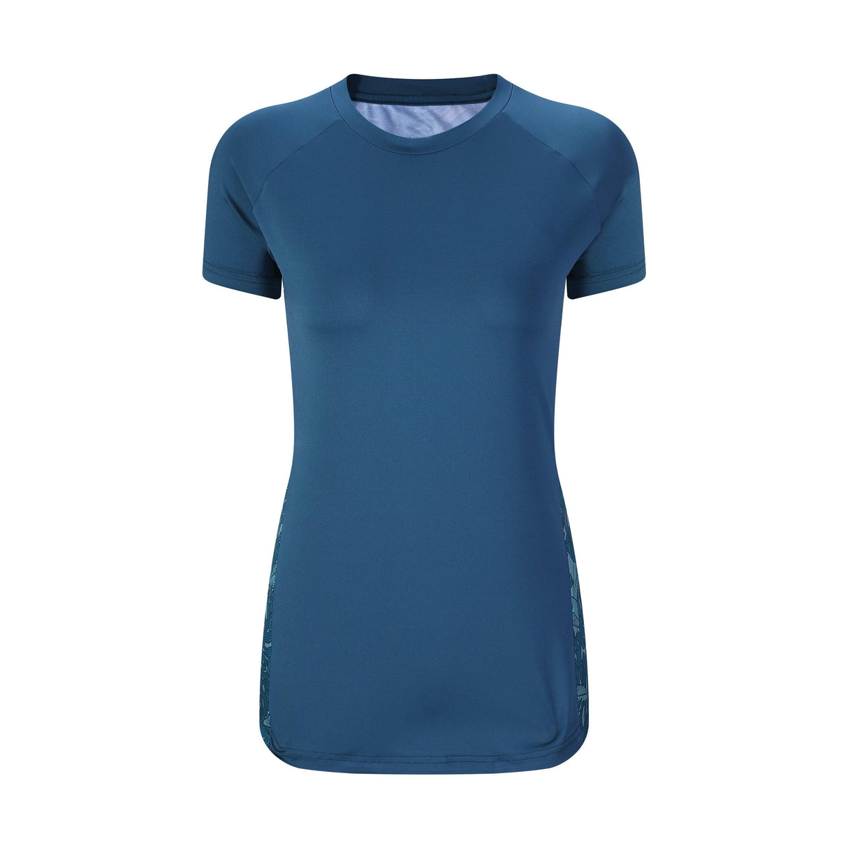 Dblue OEM 100 % Polyester T-Shirt Benutzerdefinierter Sublimationsdruck Damen Rundhals-T-Shirt 