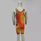 Dblue newest Mens fighting Singlet Gym Training Wrestling Singlets men's Wrestling Suit