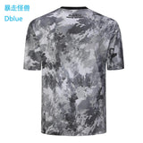 Hiking Monster Quick Dry Sublimation T Shirts Blank Sport T shirts 100 Polyester Custom T-shirts