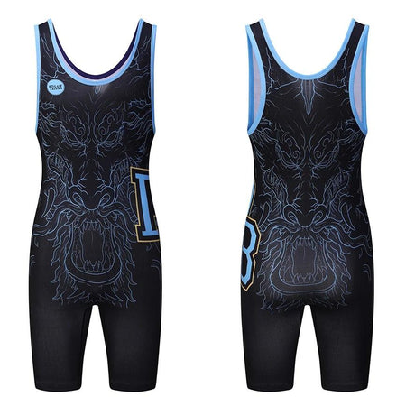 Benutzerdefinierte heißer Verkauf Sublimation Teamwear Nation Team Standard Powerlifting Frauen Jugend Herren Wrestling Singlets 