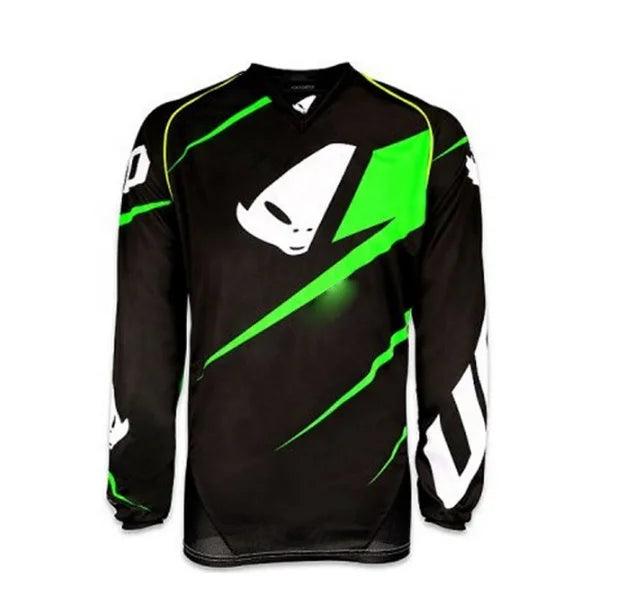 White Downhill Cycling Jerseys Custom MTB Breathable Long Sleeve Motorcycle Downhill Jersey