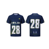 Dblue latest design Lacrosse Uniform customized logo lacrosse pinnies  printing Short Sleeve mens lacrosse jerseys