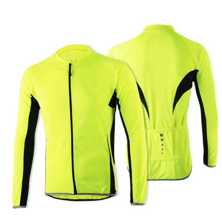 Maillot de ciclismo de manga larga del equipo profesional Speed ​​Cycling Gear, camiseta de ciclismo de corte de carrera, tela fina para verano, para tienda minorista 