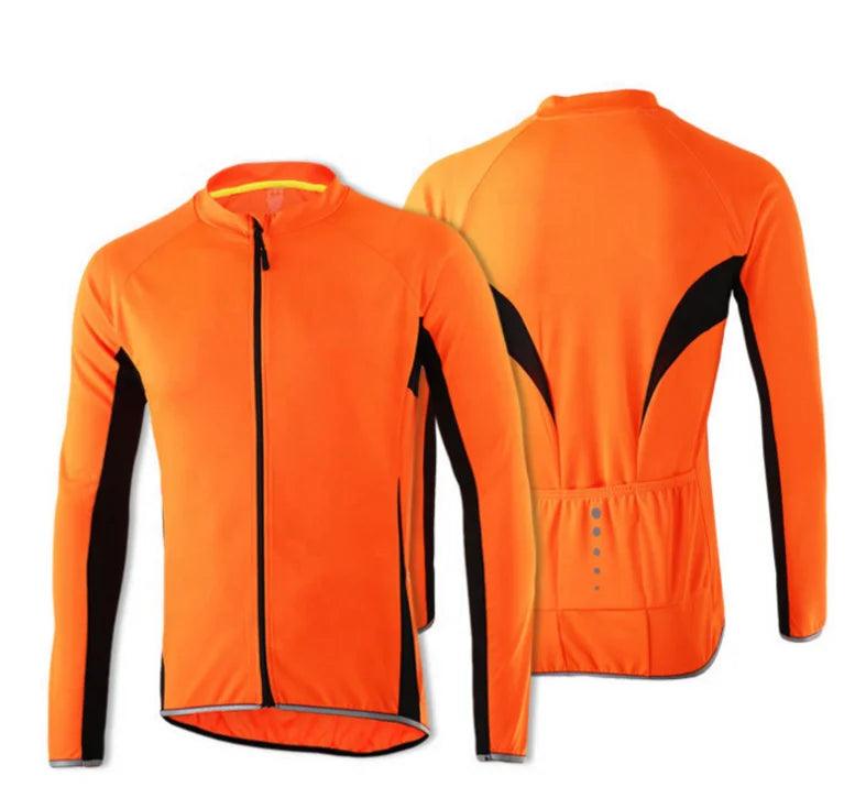 Maillot de ciclismo de manga larga del equipo profesional Speed ​​Cycling Gear, camiseta de ciclismo de corte de carrera, tela fina para verano, para tienda minorista 