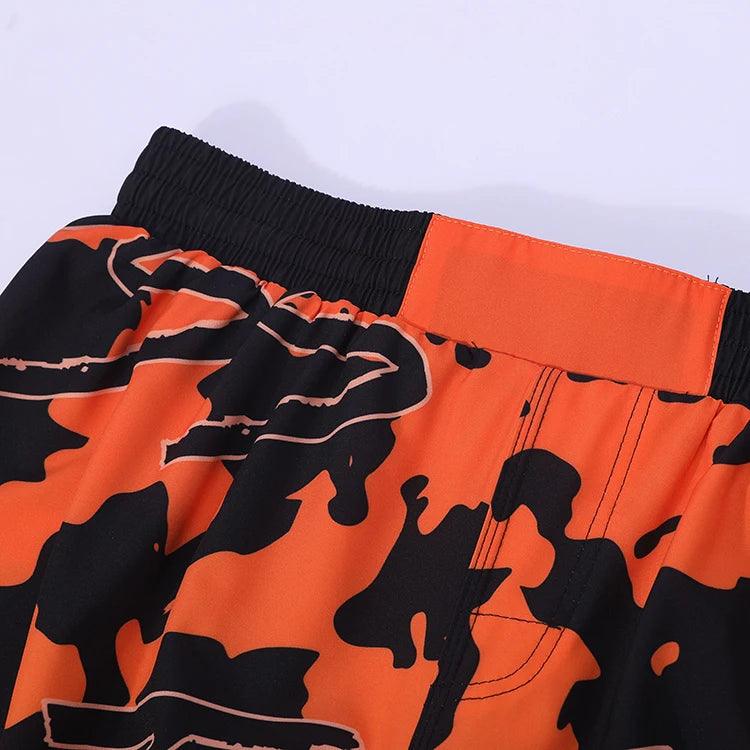 2024 Hot-selling custom logo sublimation slit light fabric full printed quick dry mma race shorts