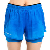 New Arrival Blue Sublimation Mesh Breathable Compression Casual Men Custom Running Shorts