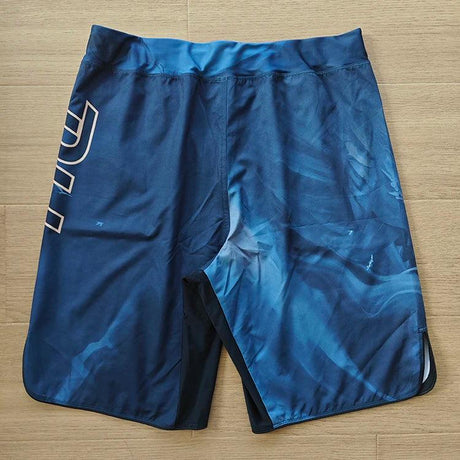 Meistverkaufte benutzerdefinierte Sublimations-Shorts mit hohem Ausschnitt und vollständig bedruckter Stoffnaht, leicht, schnell trocknend, MMA-BJJ-Rennshorts 