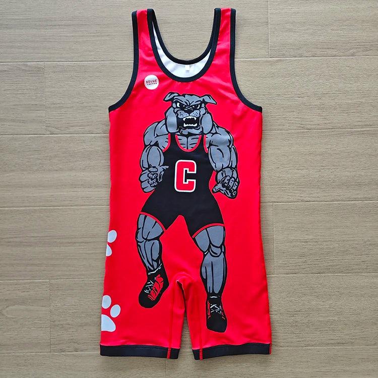 Großhandel Low Cut Wrestling Singlet Benutzerdefinierte Sublimation Druck Männer 5XL Wrestling Singlet für Männer 