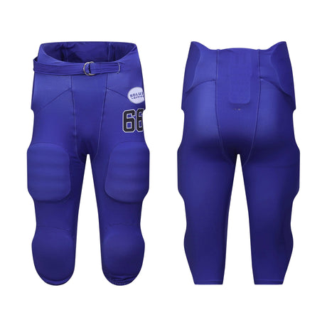 Dblue neue design American Football Gepolsterte Hosen Großhandel American Football Hosen Mit 4 Pads 