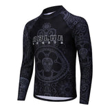 Heißer Verkauf unbegrenzter individuell sublimierter, voll bedruckter Kompressions-Rashguard mit Totenkopf für Männer und Frauen 