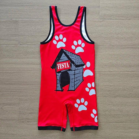 Dblue Custom Logo Sublimation Sportswear Singlet Suit Wrestling Singlet