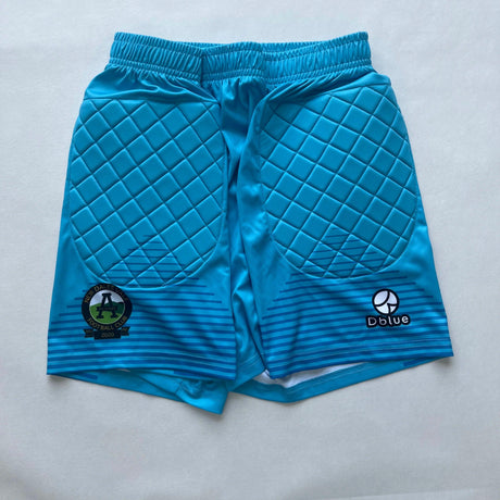 Pantalones cortos de fútbol transpirables, sublimados, gruesos y personalizados para todas las edades, con logotipo grande, venta al por mayor a nivel mundial para porteros 