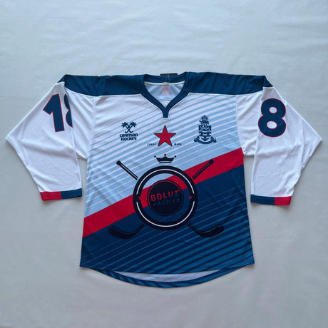 OEM Sublimierte Hockeytrikots Benutzerdefiniertes Logo Eishockeyuniformen Stil Trikot 