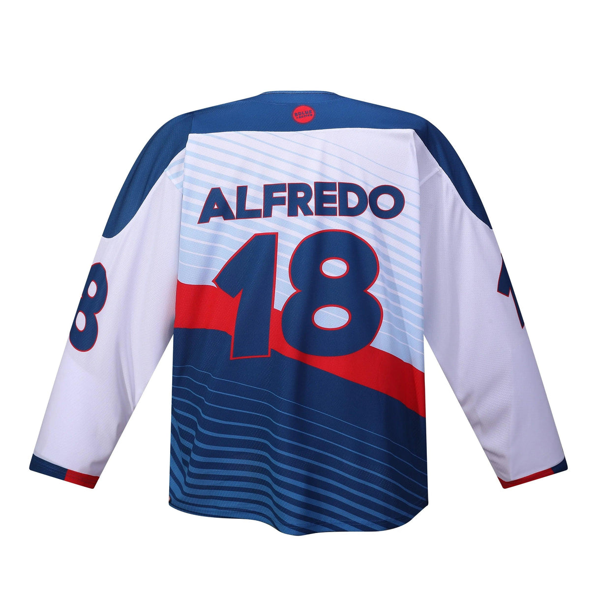 Trajes de hockey sobre hielo personalizados de diseño libre de poliéster de alta calidad, camiseta de hockey sobre hielo deportiva en blanco con sublimación completa 