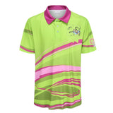 Most Popular Rpet Recycled Casual Quick Dry High Quality All Over Printed Man Custom Polo Shirt