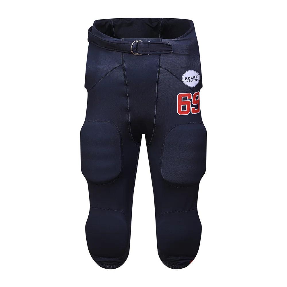 Dbule American Football Pants,American Football Padded Pants,American Football Elastic Drawstring Pants